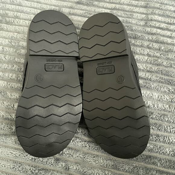 The Children's Place Toddler Boys Size 10 Lace Up Dress Shoes - Black 2623790_01 - Picture 6 of 7